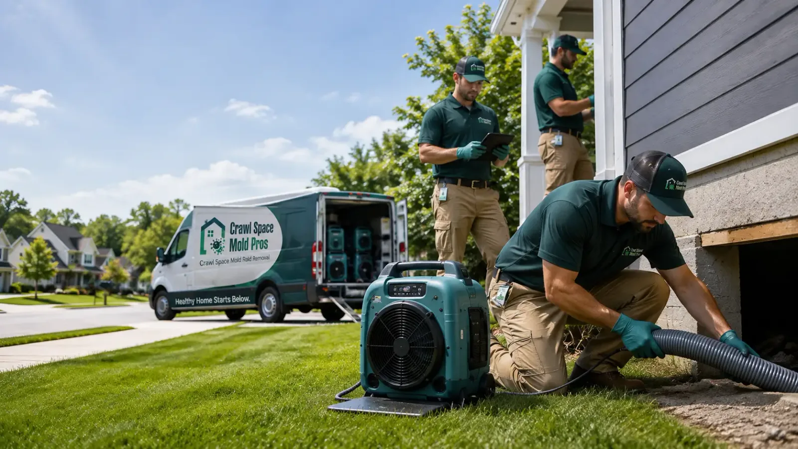 Crawl Space Mold Removal in New Albin, IA